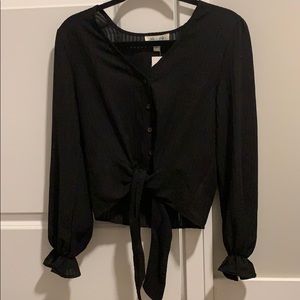 She+ Sky Black Shirt